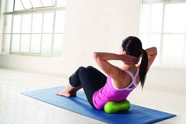 Charging and medical exercises for cervical osteocondrosis