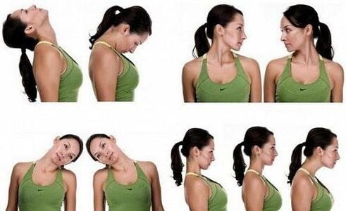 Gymnastics to the neck with osteocondrosis