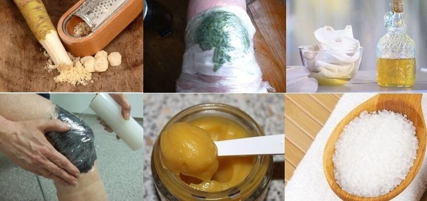 folk medicine against osteoarthritis of the knee joint